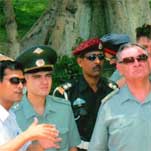 General of Air Force, USA with Tour Guide Mohd Shahnawaz